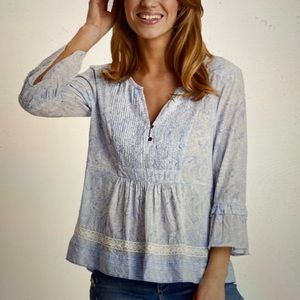 Odd Molly Flowering Spirit Tunic Blouse Size M NWT